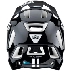 100% Trajecta Fidlock Helm - Black/White -BASIL Winkel 100 trajecta fidlock helmet black white 01 1203099
