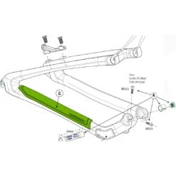 Cannondale KP344/ Chainstay Protect Plate For Trigger/Jekyll Carbon