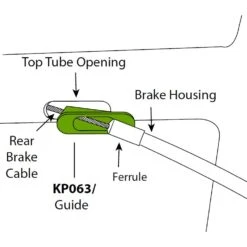 Cannondale KP063/ Brake Hose Guide For Slice Aero, Synapse, SuperSix Evo