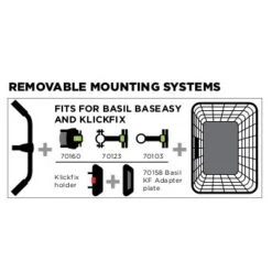 Basil Bremen Wicker Fietsmand 33L - Nature -BASIL Winkel 17134 02 c 26631