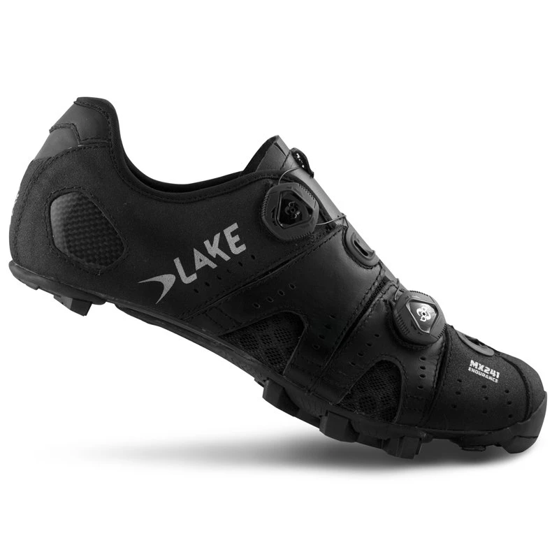 Lake MX 241 Endurance MTB Shoe - Black / Silver 3 Lake MX 241 Endurance MTB Shoe - Black / Silver