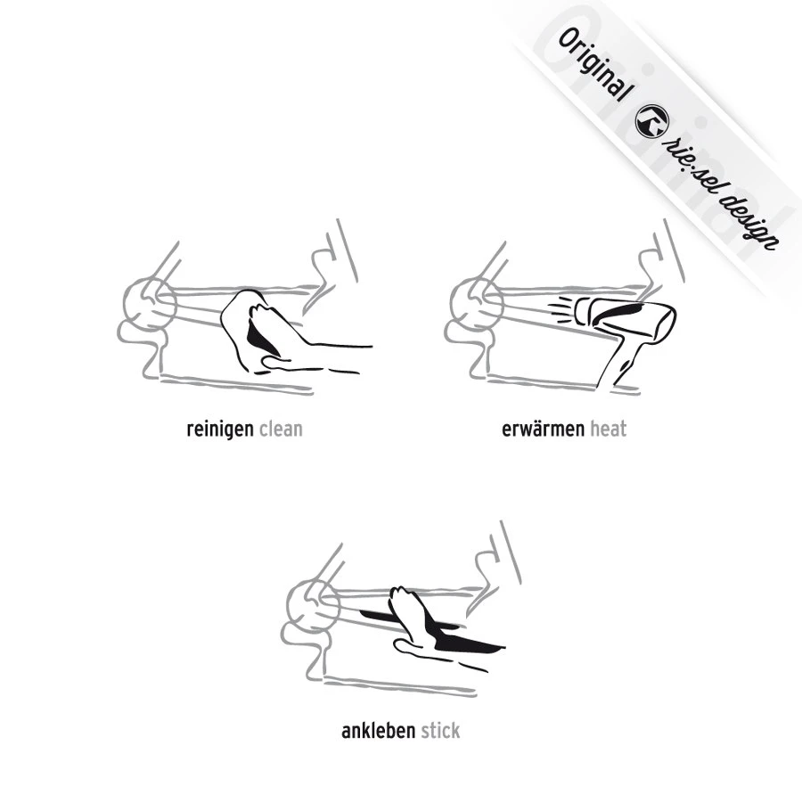 Rie:sel Design Chain:guard Set - Chainstays Protective Film - Carbon Clear 4 Rie:sel Design Chain:guard Set - Chainstays Protective Film - Carbon Clear - Afbeelding 2