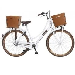 KLICKfix Radkiste Cargo - Wooden Bicycle Basket With KorbKlip 0328NK - Natura -BASIL Winkel 268608 03 d 537193