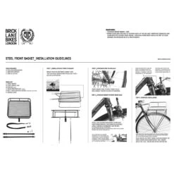 BLB Take Away Tray Bike Basket - Chrome -BASIL Winkel 280997 04 d 566162