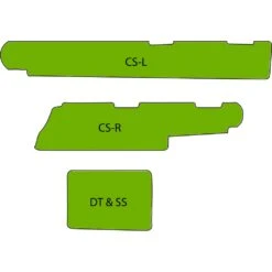 Cannondale K34068 Heel Rub Guards For Trigger/Jekyll Carbon Rear