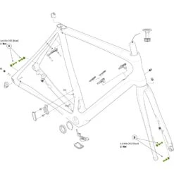 Cannondale K11018 Road Fender Mount Hardware For Synapse Carbon MY18