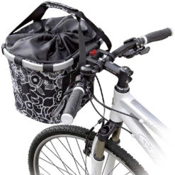 KLICKfix Bikebasket - Twist Silver -BASIL Winkel 358877 04 c 772110