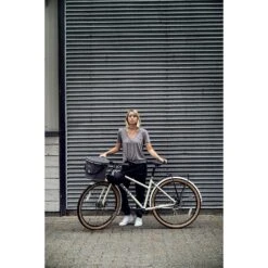 ORTLIEB Up-Town City - 17.5L Handlebar Basket - Petrol -BASIL Winkel 359447 04 d 773746