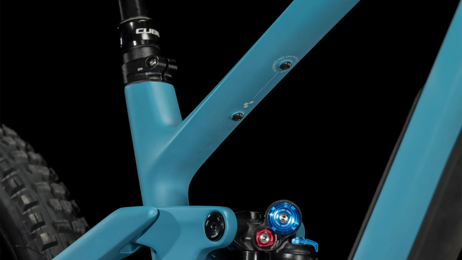 CUBE STEREO ONE55 C:62 SLX - 29" Carbon Mountainbike - 2023 - Bondiblue / Grey 10 CUBE STEREO ONE55 C:62 SLX - 29" Carbon Mountainbike - 2023 - Bondiblue / Grey - Afbeelding 9