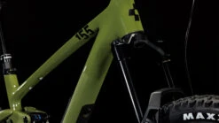 CUBE STEREO ONE55 C:62 TM - 29" Carbon Mountainbike - 2023 - Olive / Chrome -BASIL Winkel 655300 d03119 1433553