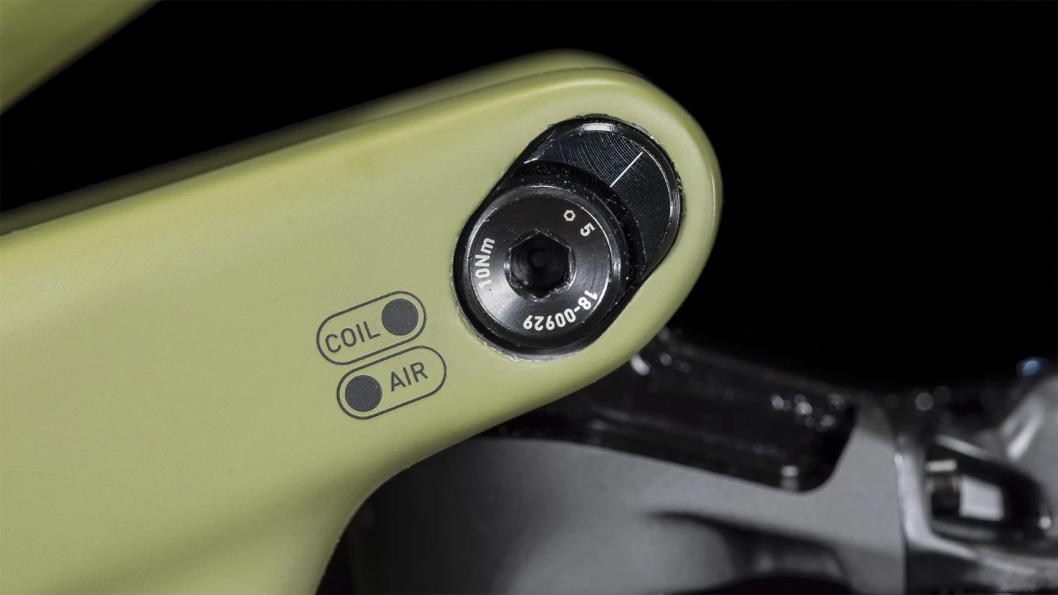 CUBE STEREO ONE77 C:68X TM - 29" Carbon Mountainbike - 2023 - Olive / Chrome 10 CUBE STEREO ONE77 C:68X TM - 29" Carbon Mountainbike - 2023 - Olive / Chrome - Afbeelding 9