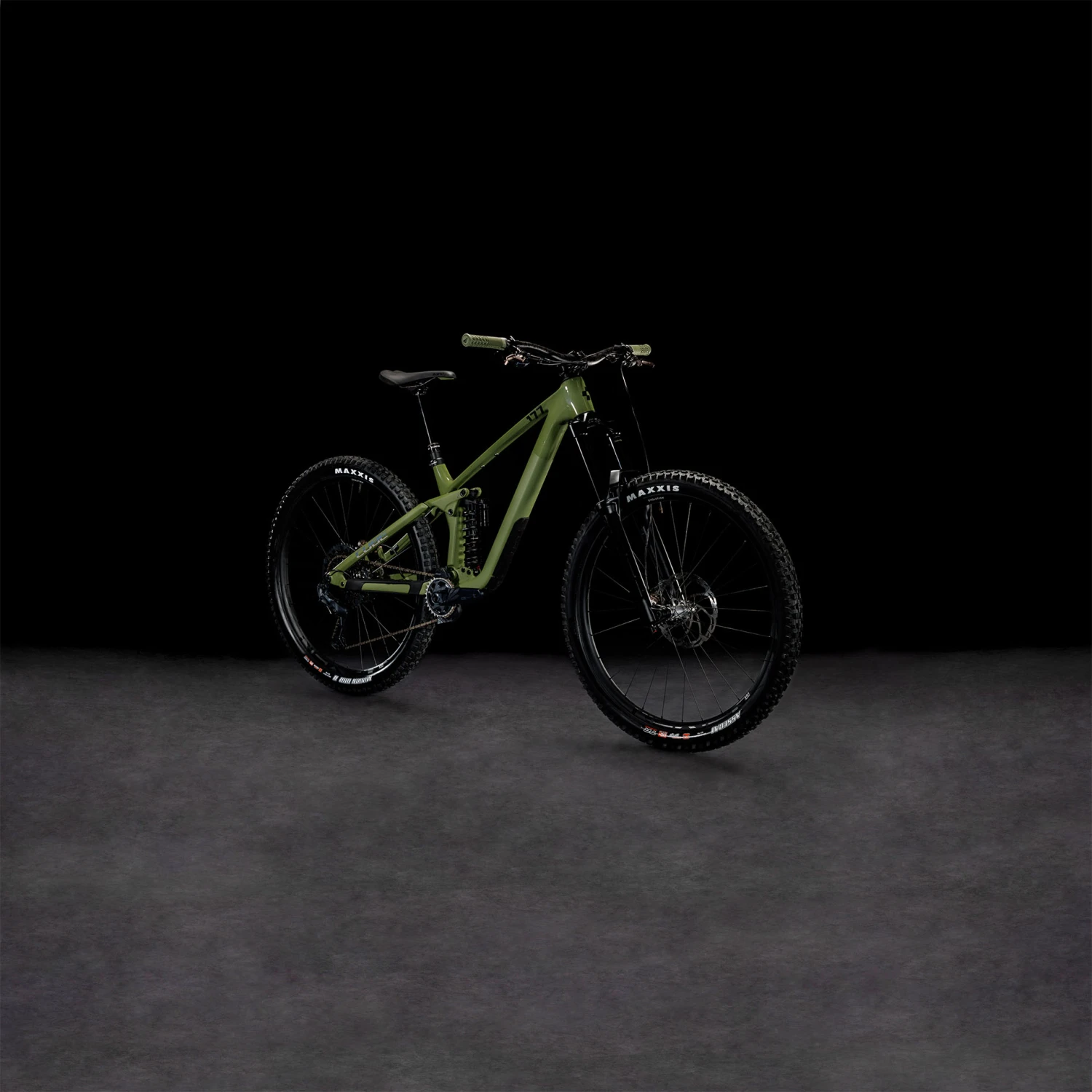 CUBE STEREO ONE77 C:68X TM - 29" Carbon Mountainbike - 2023 - Olive / Chrome 4 CUBE STEREO ONE77 C:68X TM - 29" Carbon Mountainbike - 2023 - Olive / Chrome - Afbeelding 3