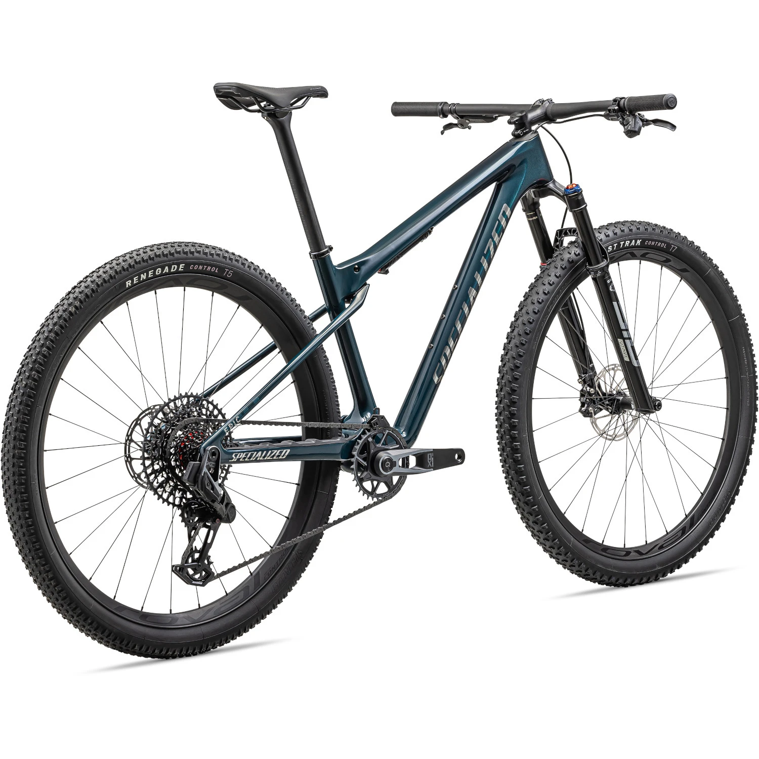 Specialized EPIC WORLD CUP PRO - 29" Carbon Mountainbike - 2023 - Gloss Deep Lake Metallic / Chrome 6 Specialized EPIC WORLD CUP PRO - 29" Carbon Mountainbike - 2023 - Gloss Deep Lake Metallic / Chrome - Afbeelding 4