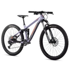 Ghost Riot Youth Pro - 27.5" Youth Mountainbike - 2023 - Purple Grey / Matt Black / Monarch Orange -BASIL Winkel 93ka2025 ghost riot youth pro purple grey 02 1495158