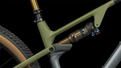 CUBE AMS ONE11 C:68X TM - 29" Carbon Mountainbike - 2023 - Flashgrey / Olive -BASIL Winkel ams one11 c68x tm 29 flashgrey olive 3 1434677