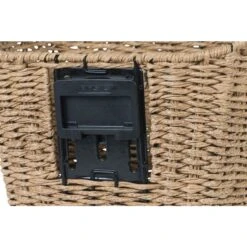 Basil Bremen Rattan Look KF Fietsmand - Voor - 27L - Bruin -BASIL Winkel basil bremen rattan look kf front wheel basket brown 5 1361351