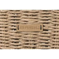 Basil Bremen Rattan Look KF Fietsmand - Voor - 27L - Bruin -BASIL Winkel basil bremen rattan look kf front wheel basket brown 6 1361352