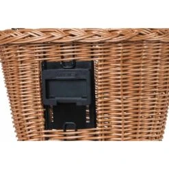 Basil Bremen Wicker Fietsmand 33L - Nature -BASIL Winkel basil bremen wicker bike basket nature 4 1361415
