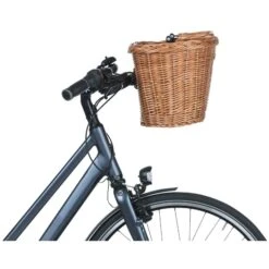 Basil Bremen Wicker Fietsmand 33L - Nature -BASIL Winkel basil bremen wicker bike basket nature 6 1361417