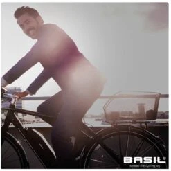 Basil Icon S Fietsmand - Zwart -BASIL Winkel basil icon rear bike basket black s 4 1423197
