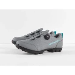 Bontrager Evoke Mountainbike Shoe - Quicksilver / Teal -BASIL Winkel bontrager evoke mountainbike shoe quicksilver teal 3 987906