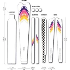 DYEDBRO 80s Gravel Beschermfolie Voor Het Frame - Matte