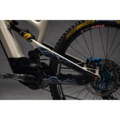 DYEDBRO Frame Protection Kit Lightning E-BIKE - Blue Matte -BASIL Winkel dyedbro e lightning chainstays 1223994