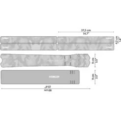 DYEDBRO Beschermfolie Voor Het Frame - Camo - White Gloss