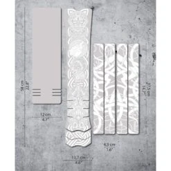 DYEDBRO Frame Protection Kit Viking E-BIKE - White Matte -BASIL Winkel dyedbro viking ebike rahmenschutz kit weissmatt 3 1224440