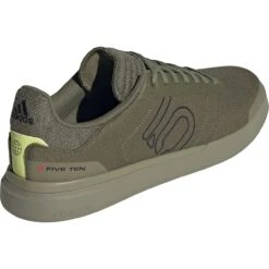 Five Ten Sleuth DLX Canvas Mountain Bike Schoenen - Focus Olive / Core Black / Pulse Lime -BASIL Winkel five ten gz9866 sleuth dlx canvas focus olive core black pulse lime 01 1163245
