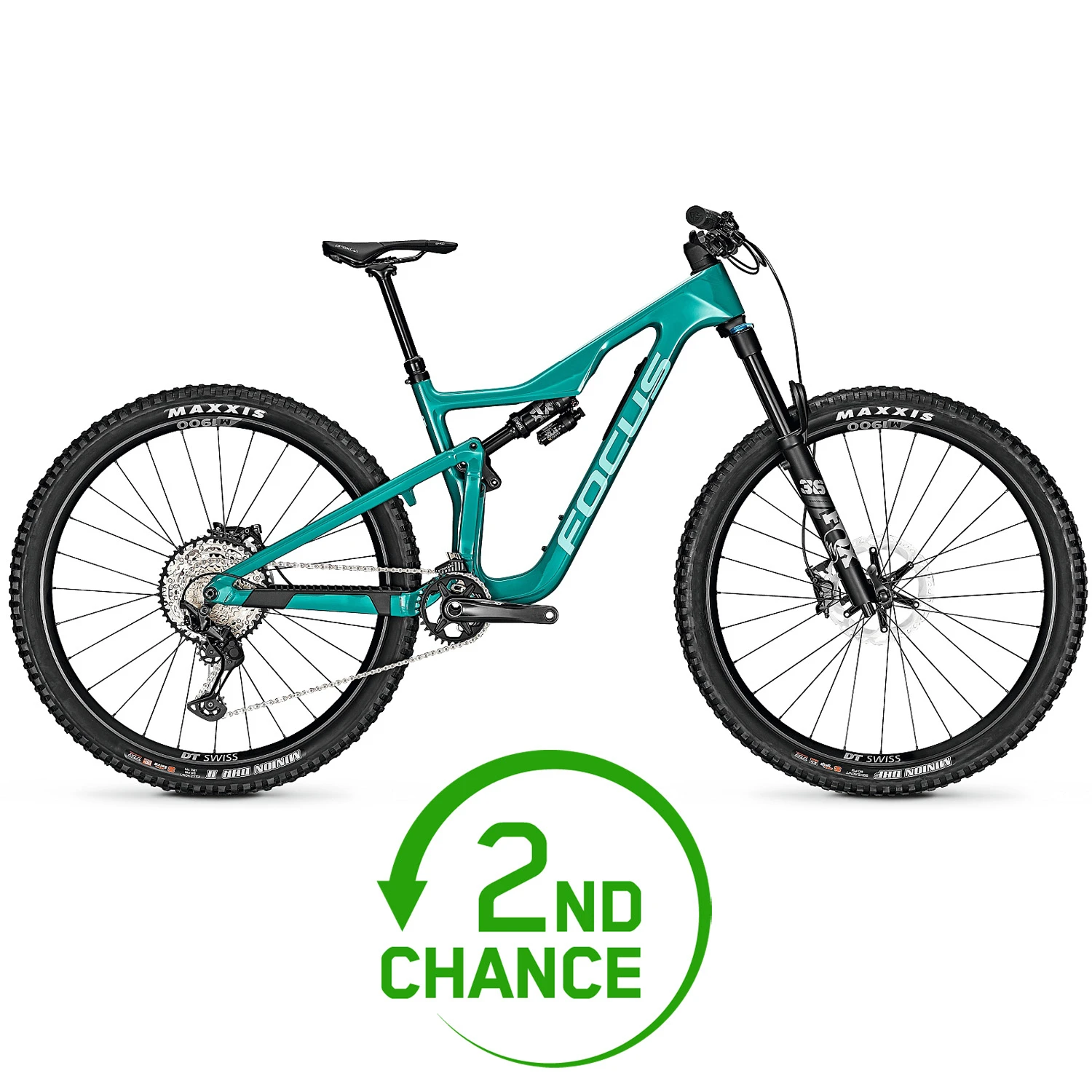 FOCUS JAM 8.9 - 29" Carbon Mountainbike - 2023 - Blue Green - B-Keus 3 FOCUS JAM 8.9 - 29" Carbon Mountainbike - 2023 - Blue Green - B-Keus
