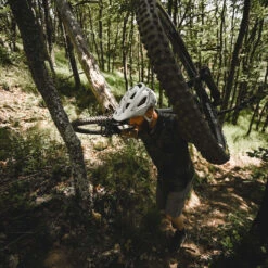 Fox Racing FOX Speedframe Pro MIPS Helm - Fade - Olive Green -BASIL Winkel fox speedframe pro helmet 1217916