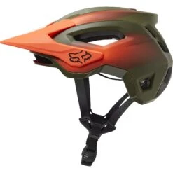 Fox Racing FOX Speedframe Pro MIPS Helm - Fade - Olive Green -BASIL Winkel fox speedframe pro mtb mips helmet fade 14 1180022