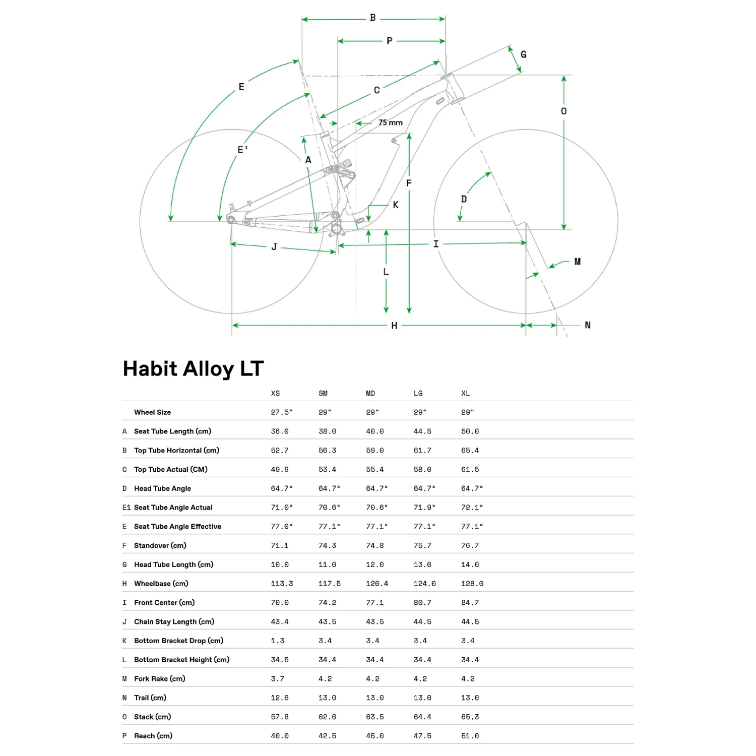 Cannondale HABIT LT 2 - 29" Mountainbike - 2023 - Smoke Black 4 Cannondale HABIT LT 2 - 29" Mountainbike - 2023 - Smoke Black - Afbeelding 2