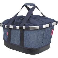 KLICKfix Bikebasket GT Voor Racktime - Fietsmand - Twist Blue
