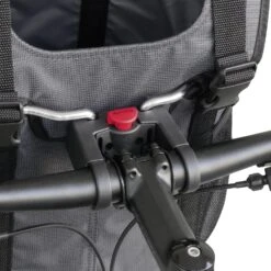 KLICKfix Doggy Shopper - Hondenfietsmand - Grijs/zwart -BASIL Winkel klickfix 0320gr 12 1432455