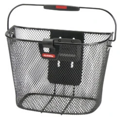 KLICKfix Uni With Lampclip Handle Bar Basket 0391KLIK - Black
