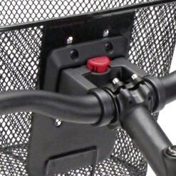 KLICKfix Uni With Lampclip Handle Bar Basket 0391KLIK - Black -BASIL Winkel klickfix uni 0391klik 05 1566642