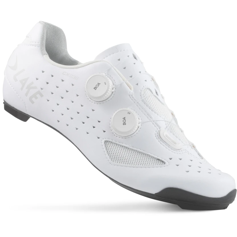 Lake Racefietsschoenen - CX 238-X Wide Clarino Mikrofaser - Wit/wit 3 Lake Racefietsschoenen - CX 238-X Wide Clarino Mikrofaser - Wit/wit