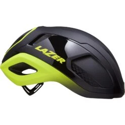 Lazer Vento KinetiCore Racefietshelm - Black Flash Yellow