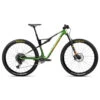 Orbea OIZ M20 GX Eagle Carbon Mountainbike - 2023 - Chameleon Goblin Green (gloss/matt) -BASIL Winkel n238ttcc n1 side orbea oiz m20 chameleon 1425022