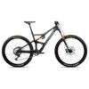 Orbea OCCAM M10 LT Mountainbike - 2023 - Infinity Green Carbon (matt-gloss) -BASIL Winkel n263ttcc ls side orbea occam m10 lt gris 1423898