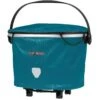 ORTLIEB Up-Town Rack City - Bagagedrager Fietsmand - 17.5L - Petrol -BASIL Winkel ortlieb up town rack city top lock bike basket petrol6 1008355