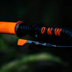 PNW Components Loam Remote Lever For Dropper Seatpost | MatchMaker X - Black/safety Orange -BASIL Winkel pnw components loam lever safety orange mounted two 1237805 1