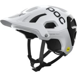 POC Tectal Race MIPS Helm - 8001 Hydrogen White/Uranium Black