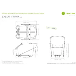 Racktime BaskIT Trunk 2.0 Small Bagagedrager Fietsmand12L - Zwart -BASIL Winkel racktime baskit trunk 2 small carrier basket 12l 1 11 1490849