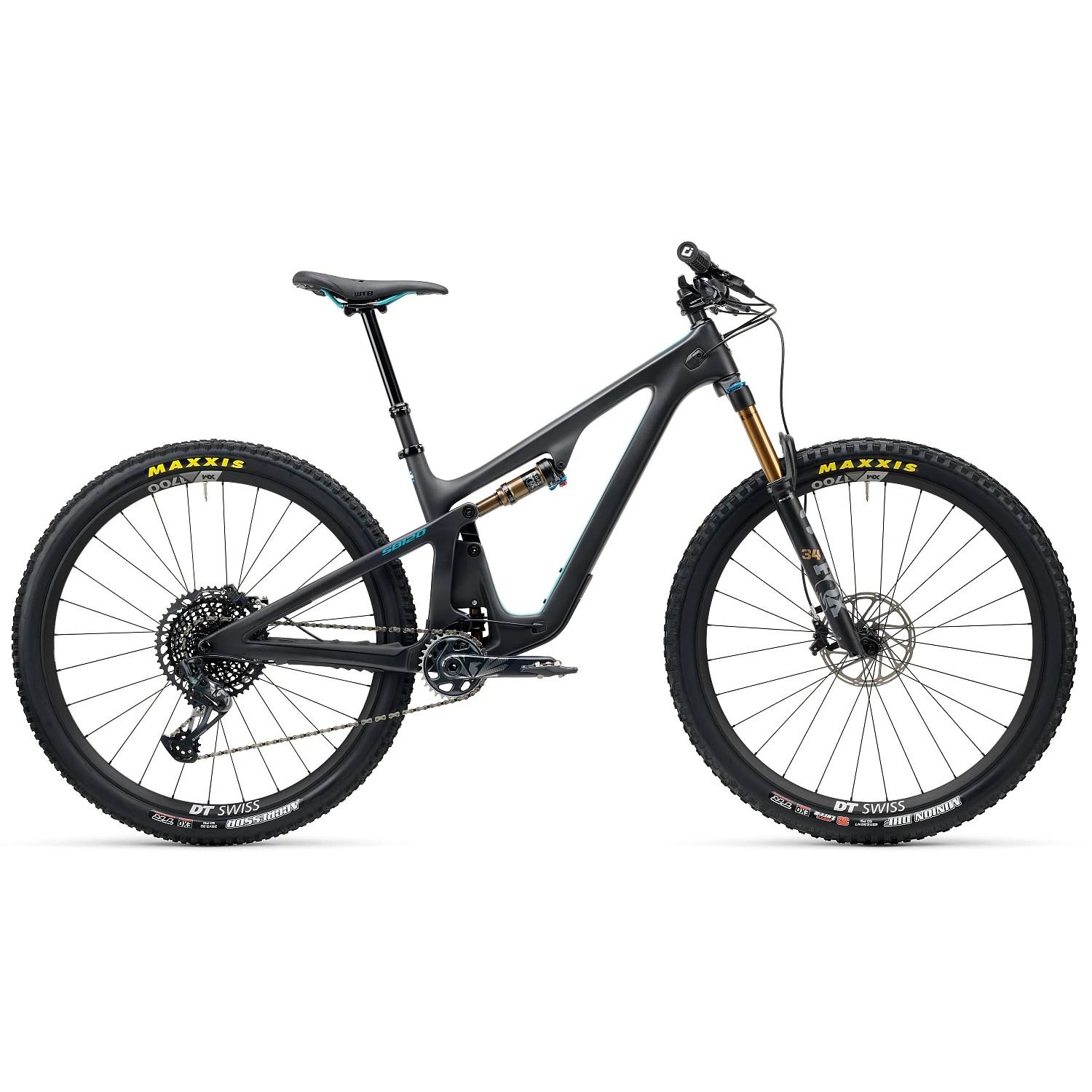 Yeti Cycles SB120 T1 - 29" Carbon Mountainbike - 2023 - Raw / Turquoise 3 Yeti Cycles SB120 T1 - 29" Carbon Mountainbike - 2023 - Raw / Turquoise