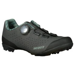SCOTT Gravel Pro Lady Shoe - Dark Grey/light Green