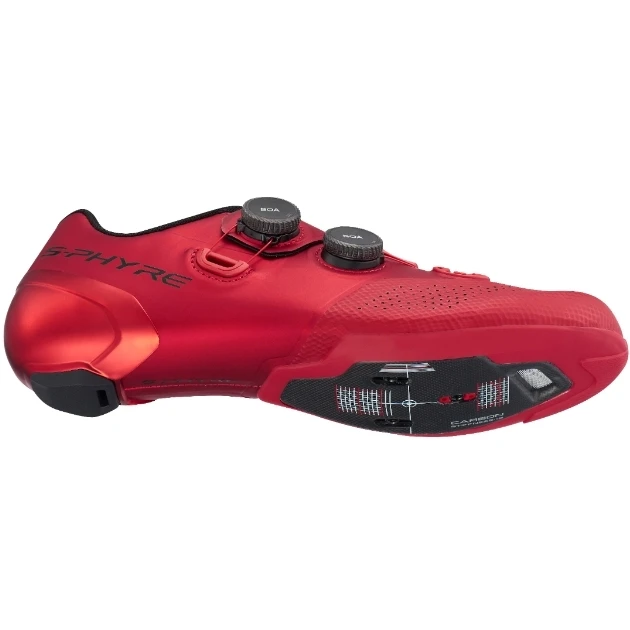 Shimano S-Phyre SH-RC902 Racefietsschoenen - Rood 6 Shimano S-Phyre SH-RC902 Racefietsschoenen - Rood - Afbeelding 4