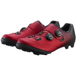 Shimano SH-XC702 Wide Fietsschoenen - Breed - Rood -BASIL Winkel shimano sh xc702 bike shoe red 05 1090403